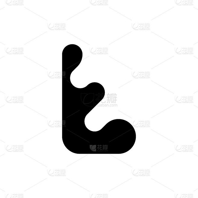 字母L标志。图标设计