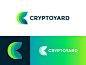 Cryptoyard logo | Crypto exchange and investment platform : Hey guys,
here is the approved logo design for Cryptoyard, a crypto exchange and investment company. Tried to include the "C" letter, multiplication and leaves that make sense for "