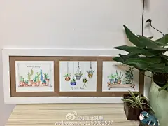 植物系小插画～ 康颂水彩纸 毛笔 日下部和彩水彩颜料  
#水彩画教程#（作者： silent风熏） ​ ​​​​