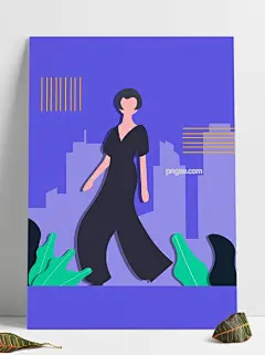 商务风扁平走路自信城市手绘卡通女人图片大小1024x1369px 图片尺寸544.8 KB 来自PNG搜索网 pngss.com 免费免扣png素材下载！扁平风#插画#城市#城市剪影#都市#短发#灰色#减肥#简约#卡通#卡通手绘#连衣裙#美丽#