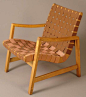 Jens Risom; #652W Maple Arm Chair for Knoll, 1941