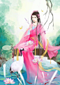 古风手绘美人 佳佳DK/绘