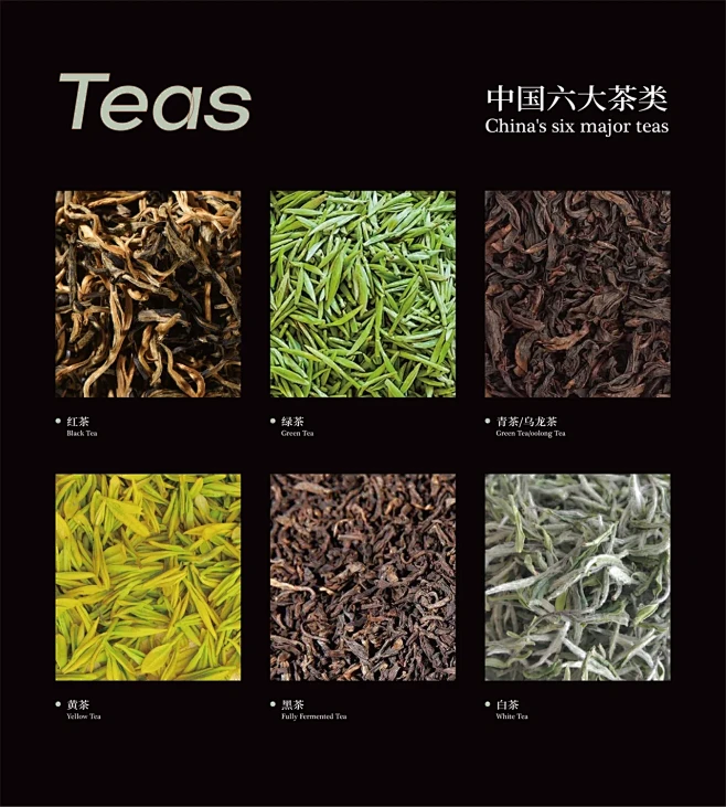 茶叶科普｜中国六大茶类-花瓣网