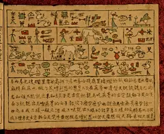 东巴楔形文字—纳西文化手抄本《创世纪》中国国家图书馆藏 - ylfangok - ylfangok的博客