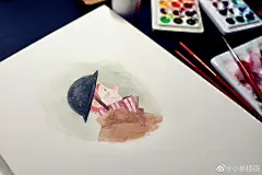 小新插画1247551890图片墙 享受笔尖在纸上的摩擦，也享受颜料和水在你眼前的交融。这就是手绘的魅￿a5c2192gy1gbmkm91x5yj22io1ogkgf.jpg