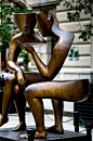 The Conversation “La Conversacion” is the work of French sculptor Etienne located Plaza San Francisco de Assisi; one of the most highly visited plazas in Havana old city.: 