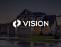Vision Real Estate Logo design & identity Design