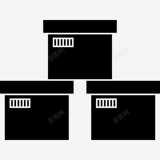 箱子储存运输图标 标识 标志 UI图标 设计图片 免费下载 页面网页 平面电商 创意素材-花瓣网