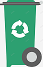 绿色回收垃圾桶图标 绿色环保图标 绿色矢量图标 节能环保 UI图标 设计图片 免费下载 页面网页 平面电商 创意素材