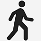 散步运动人图标_88ICON https://88icon.com 散步 运动 人 步行者 向右行走