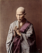 Buddhist priest, about 1880.