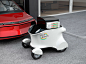 Pizza delivery robot concept : his is autonomous pizza delivery robot concept design. When user order pizza by smartphone, Pizza shop put pizza into the trunk and set location target to the robot car. When arrive the target location, user unlock the trunk