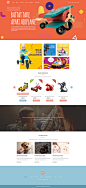 Babyshop - PSD template for Baby Stores : Babyshop - Colorful and Joyful PSD Template for Baby Stores