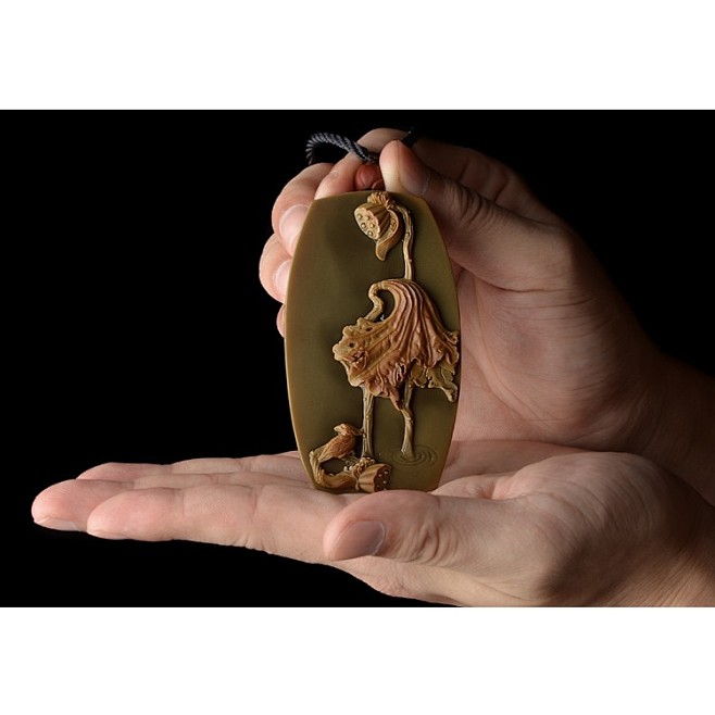 残荷张玉洪作品玉雕界