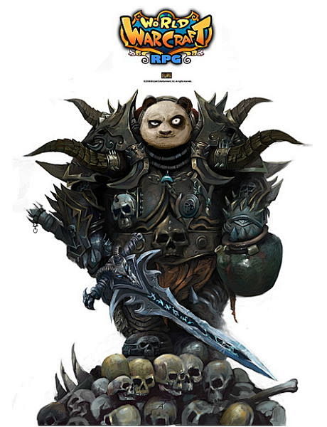 魔兽世界熊猫人之谜熊猫人种族原画