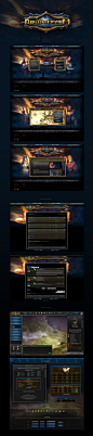 Realms of Mayhem Web Design and Game UI by karsten