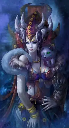 西游记超精美插画，玉面狐狸，暗黑西游记，呜喵，woomiao.com