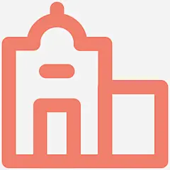 清真寺建筑和家具加粗线条图标图标_88ICON https://88icon.com 清真寺 建筑和家具加粗线条图标