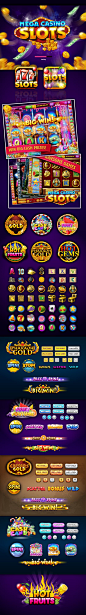 Mega Casino Slots - Game on Behance: 