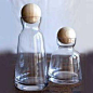 Bedside Carafe with Wood Stopper