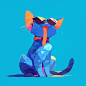 dennicoleridge_wow_sticker_funny_dogblue_in_the_style_of_grainy_bfe8a4b4-0b22-4b59-a02b-94d3aee49cb2