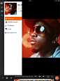 SoundCloud音乐平台iPad应用界面设计，来源自黄蜂网http://woofeng.cn/ipad/