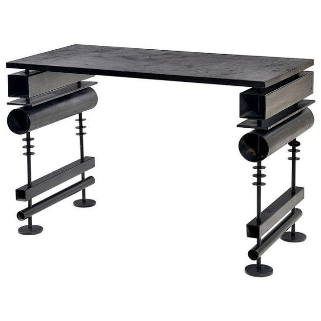 Lacquered Metal Desk...