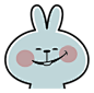 Spoiled Rabbit "Face2" – LINE Stickers | LINE STORE Korean Stickers, Funny Stickers, Pusheen Cute, Cute Love Pictures, Cute Easy Drawings, Bunny Face, Animation Reference, Cute Doodles, Cartoon Memes