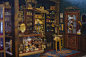【完售展示】手工原创设计BJD1/6 六分娃屋/背景/布景/家具/道具-淘宝网