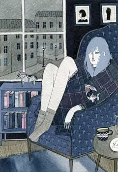美国插画师 Yelena Bryksenkova 温暖可爱的插画设计