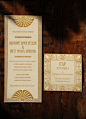 Art Deco invitations!: 