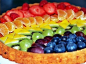 [] 彩虹汤被填充到各种水果里去~做成了彩虹饼....