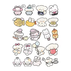 情侣头像procreate可爱狗电子手帐贴纸免抠图ps设计素材透明底png-淘宝网