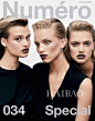 模特Emmy Rappe,、Cayley King和Rebecca Longendyke登上《Numero》杂志2016年9月刊封面