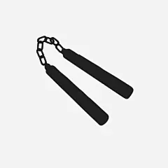双节棍致命的致命的武器图标_88ICON https://88icon.com 双节棍 致命的 致命的武器 武器
