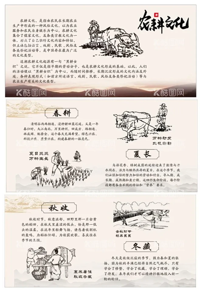 古代农耕文化 - 源文件下载【酷图网】古代农耕,古代文化,四季农耕,农业生产,发展-花瓣网
