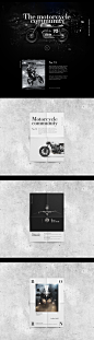 摩托车平面海报设计