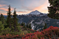 Sunset From Huntoon Point with Mount Baker | 相片擁有者 Michael S. Russell