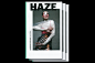 HAZE magazine : A magazine designed for HAZE hairdresser bar in Ukraine.