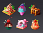 Icon props sweet Candy cake game gamedesign cartoon art gameart