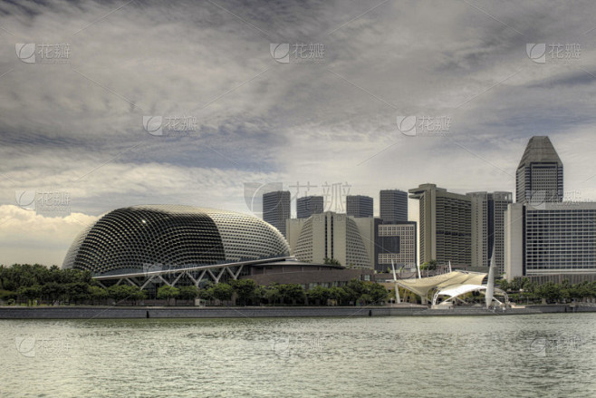滨海湾滨海城市景观
