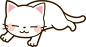 卡通猫狗元素剪贴画图标LOGO手绘素材印花免抠PNG图案 AI矢量素材 (18)