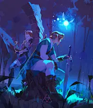 日式插画、版画