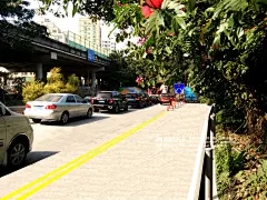 高速公路1辖区学校周边交通环境整治工程-料坑小学（含南光高速出口） 互通立交设计鸟瞰效果图互通效果图