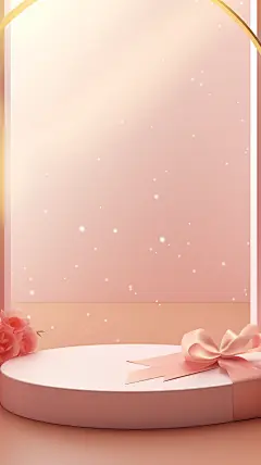 七夕情人节粉色浪漫AI场景素材