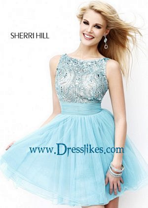 Blue High Neck Heavi...