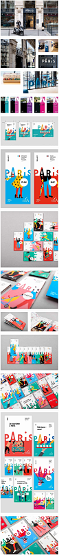 Paris巴黎会议和参观局品牌时尚视觉设计 设计圈 展示 设计时代网-Powered by thinkdo3 #设计#