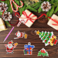 Amazon.com: Eupboron 38pcs Christmas Diamond Painting Keychain Mini 5D Diamond Painting Key Chains Stickers Kit for DIY Christmas Arts Ornaments