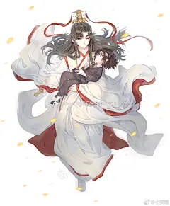 最近迷上香蜜片尾曲左手指月，里面两句歌词“左手拈着花右手舞着剑，眉间落下一万年的雪”，总是想到天官赐福“太子悦神”。 ​​​​