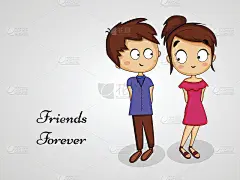 友谊日的背景插图